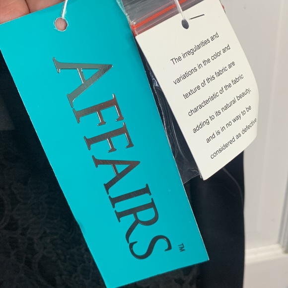 Affairs by Mori Lee Strapless Black Lace Dress 31002 New with tag Sz 16 - Picture 8 of 15